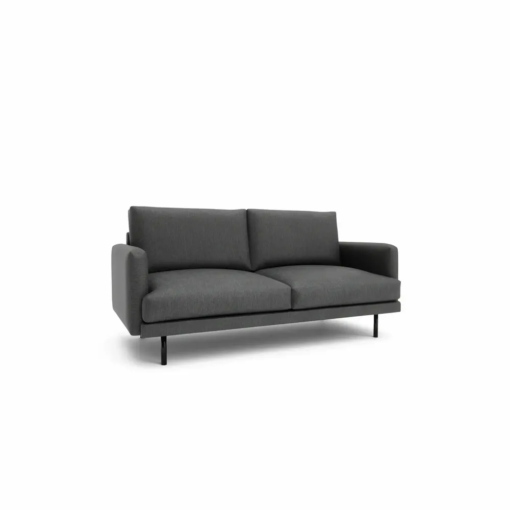 Sofas for hospitalities & contracts - 3-Seater Sofa BRERA - Dark Grey - CITY SOFA