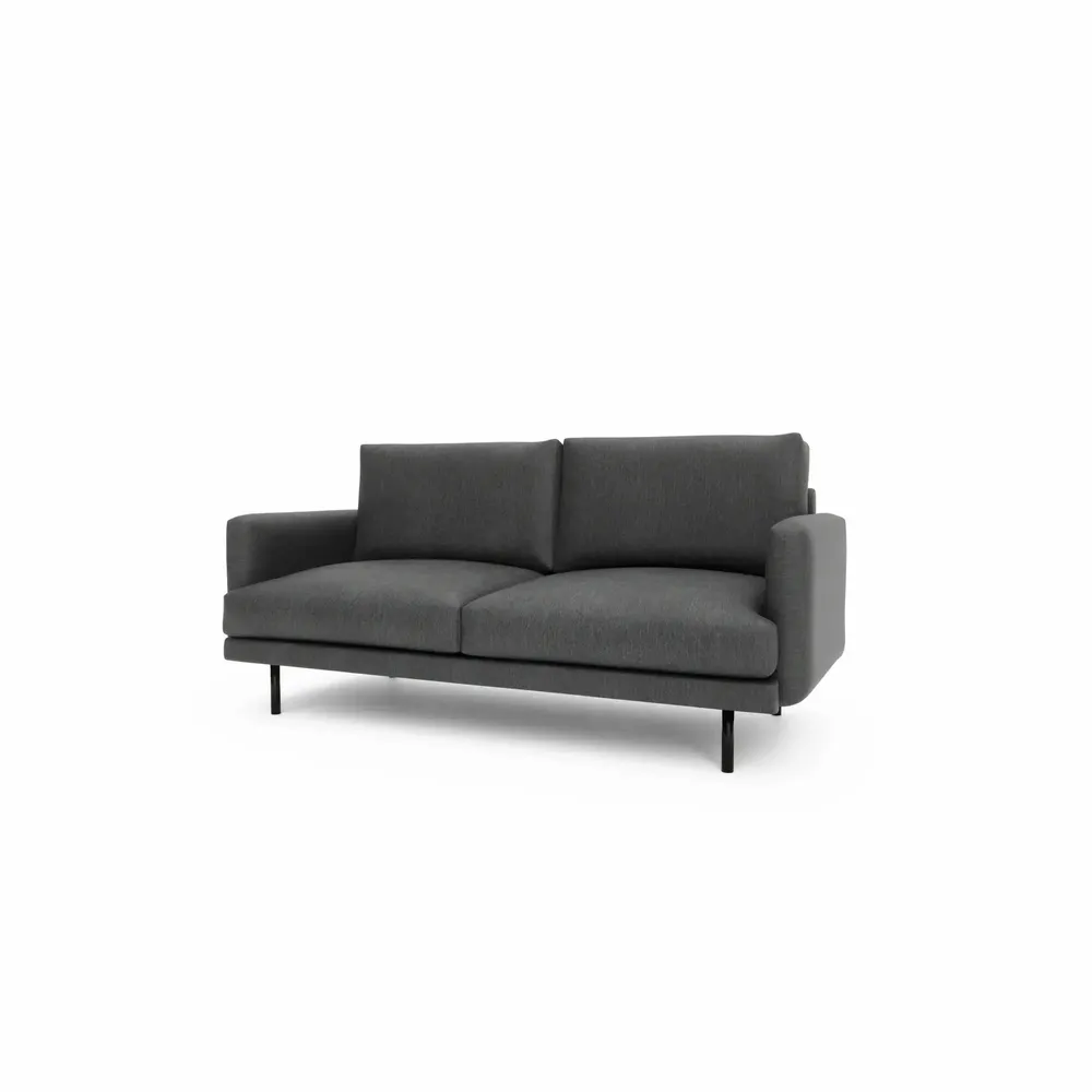 Sofas for hospitalities & contracts - 3-Seater Sofa BRERA - Dark Grey - CITY SOFA