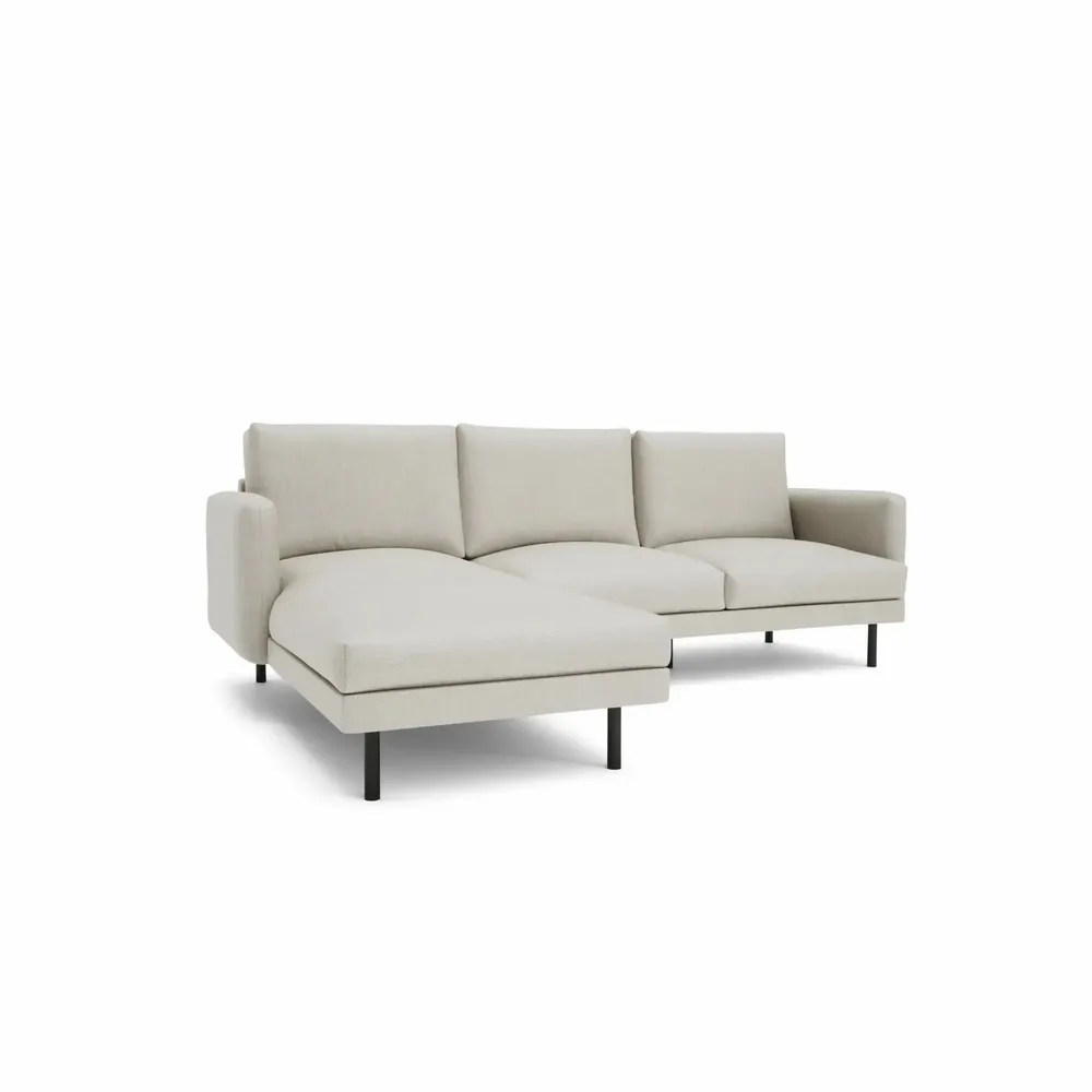 Sofas for hospitalities & contracts - 4-Seater Left Corner Sofa BRERA - Beige - CITY SOFA