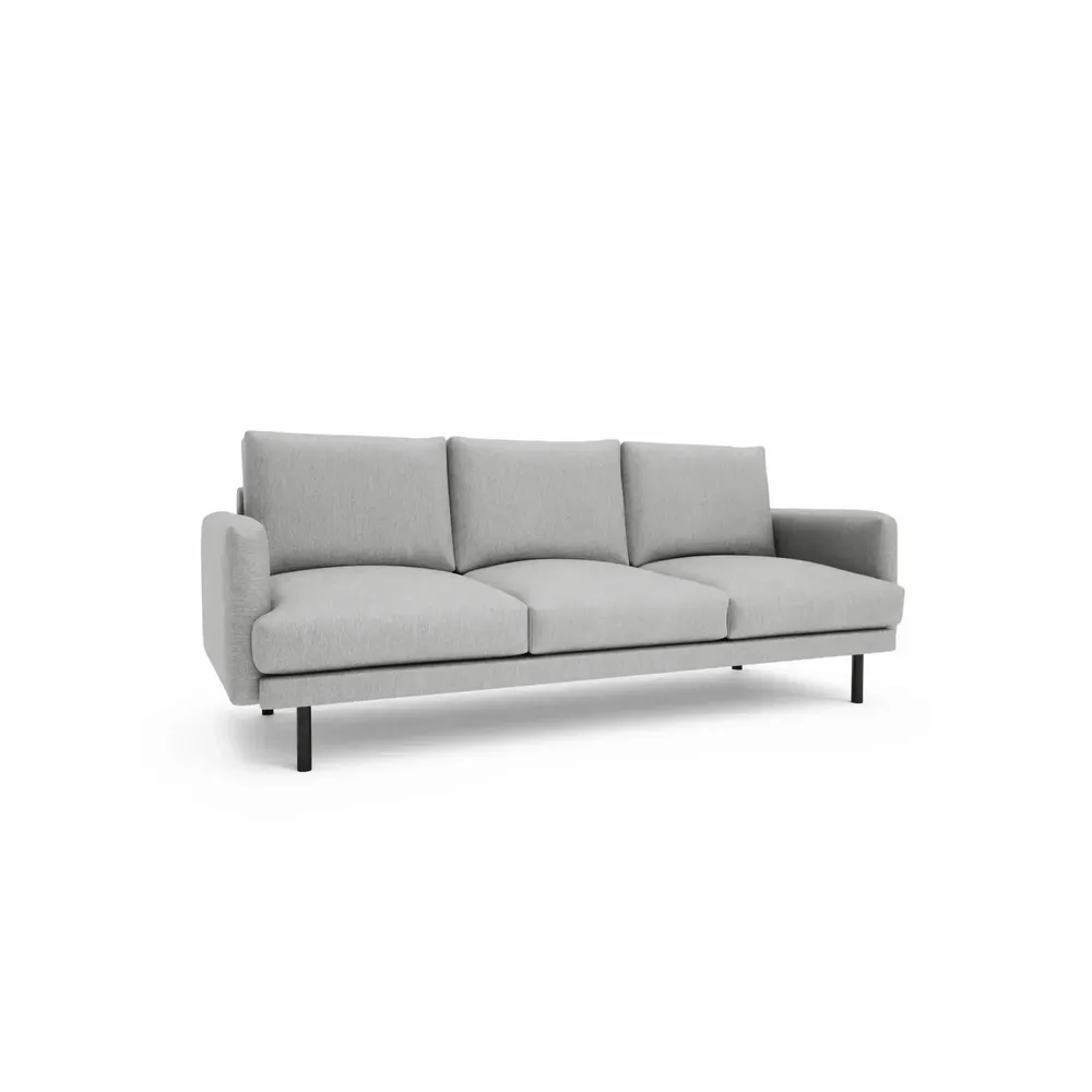 Sofas for hospitalities & contracts - 4-Seater Sofa BRERA - Grey - CITY SOFA