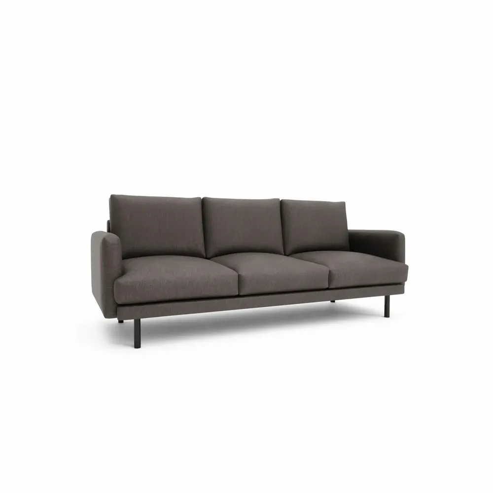Sofas for hospitalities & contracts - 4-Seater Sofa BRERA - Taupe - CITY SOFA