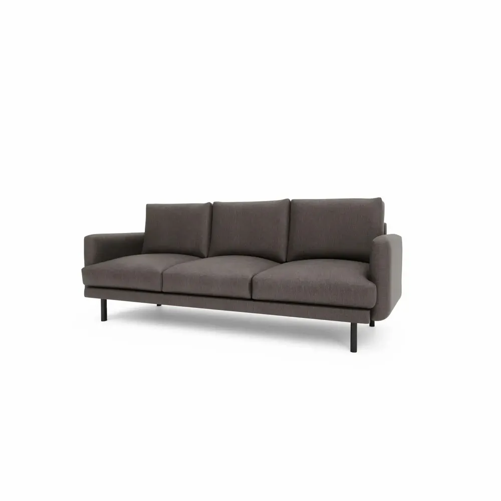Sofas for hospitalities & contracts - 4-Seater Sofa BRERA - Taupe - CITY SOFA