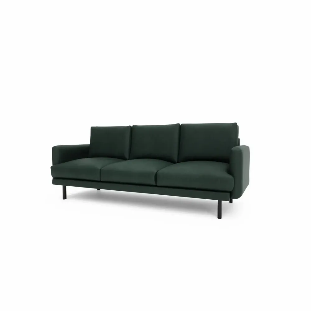 Canapés pour collectivités - Canapé 4 places BRERA - Vert - CITY SOFA