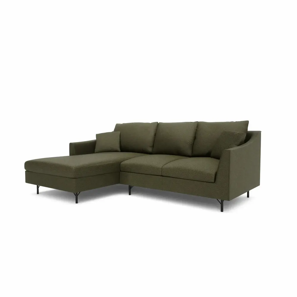 Sofas for hospitalities & contracts - 4-Seater Left Corner Sofa ALFAMA - Green - CITY SOFA