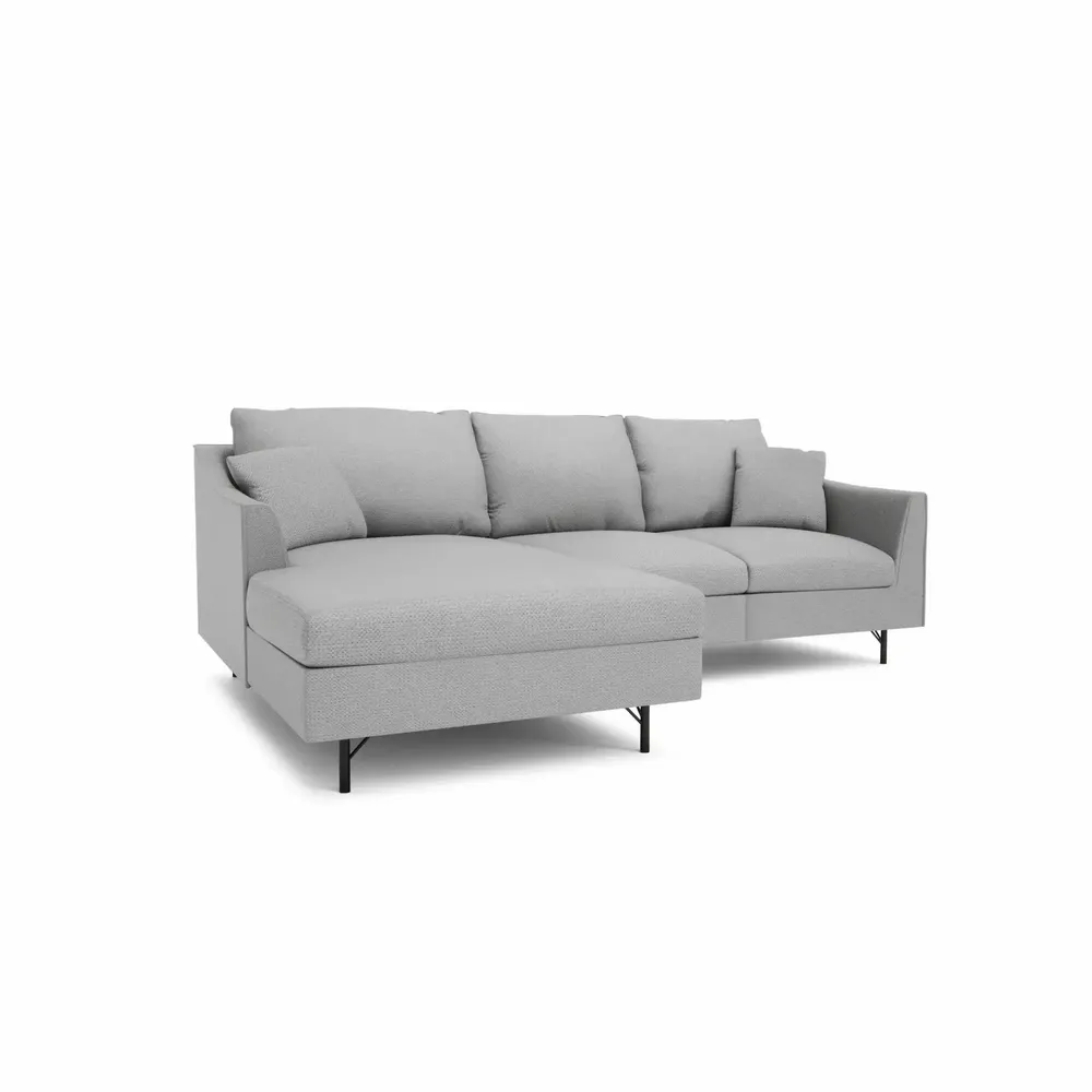 Sofas for hospitalities & contracts - 4-Seater Left Corner Sofa ALFAMA - Grey - CITY SOFA