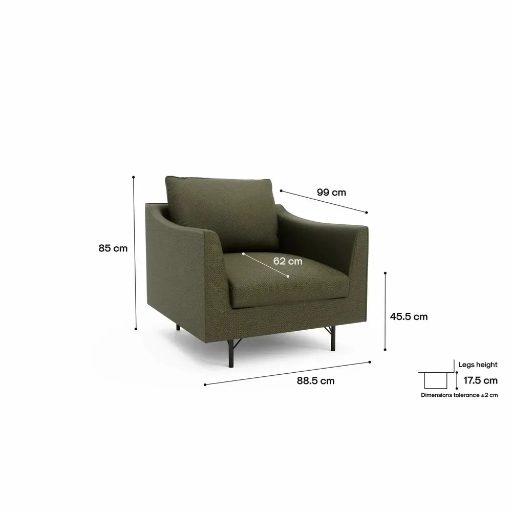 Fauteuils pour collectivités - Fauteuil ALFAMA - Vert - CITY SOFA