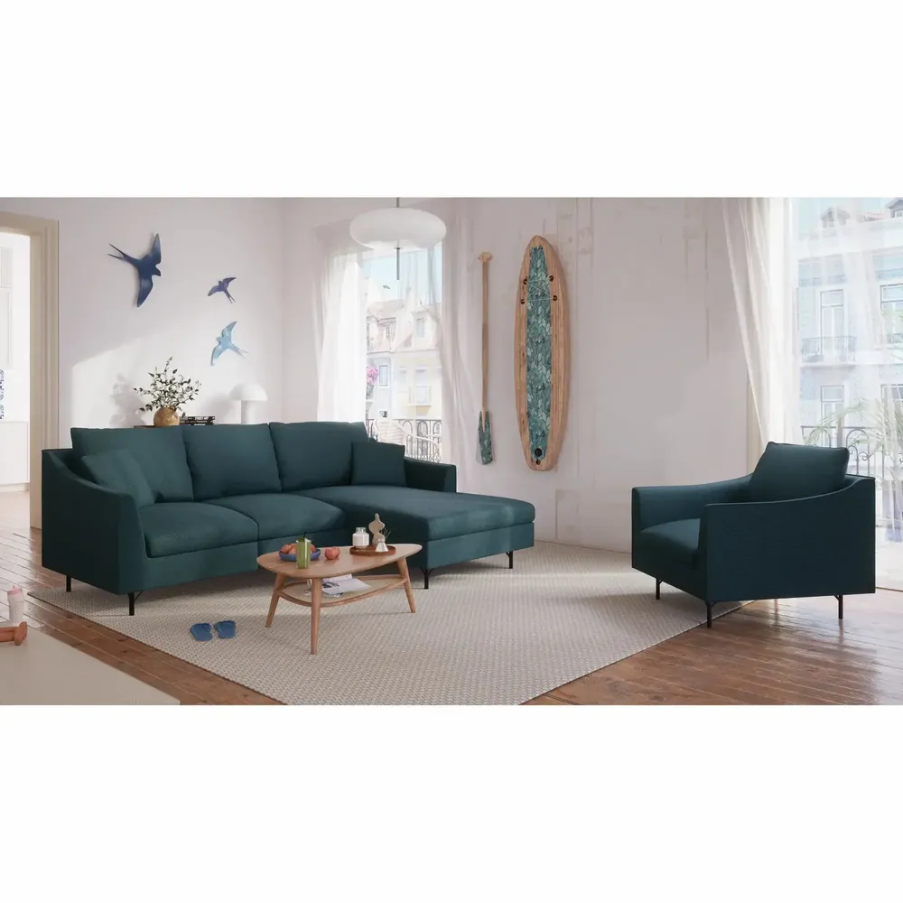 Lounge chairs for hospitalities & contracts - Armchair ALFAMA - Deep Blue - CITY SOFA