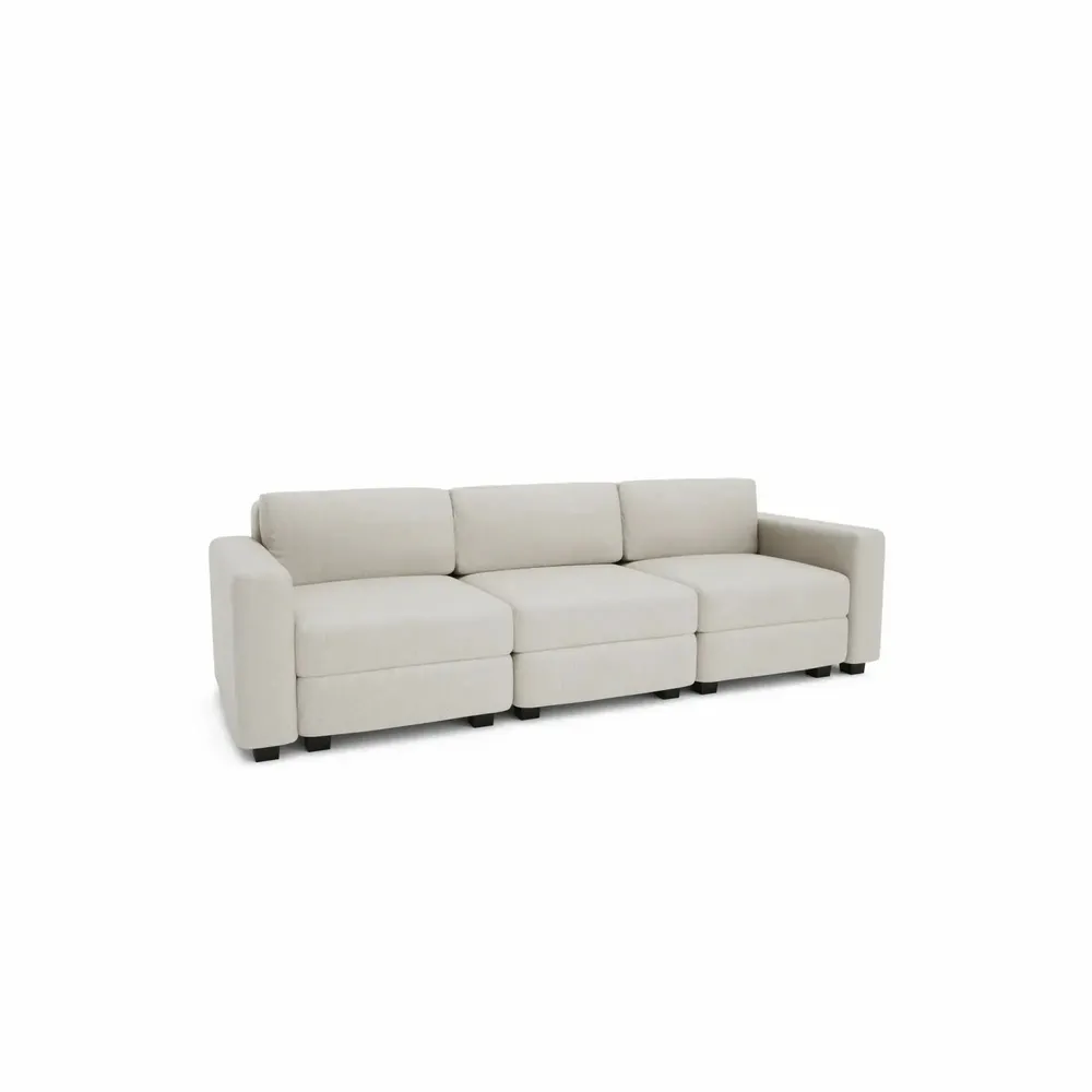 Sofas for hospitalities & contracts - 3-Seater Modular Sofa GRACIA - Cream Beige - CITY SOFA
