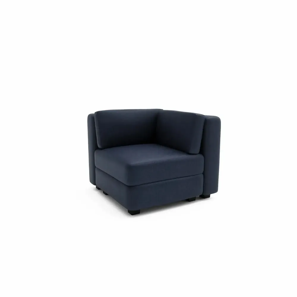 Sofas for hospitalities & contracts - Modular Sofa GRACIA - Corner Module - Dark Blue - CITY SOFA