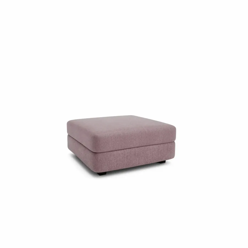 Sofas for hospitalities & contracts - Modular Sofa GRACIA - Large Pouf Module - Dusty Pink - CITY SOFA
