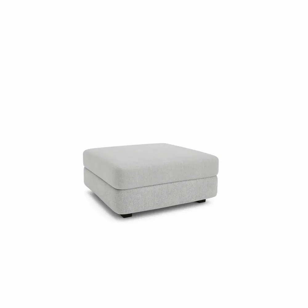Sofas for hospitalities & contracts - Modular Sofa GRACIA - Large Pouf Module - Grey - CITY SOFA