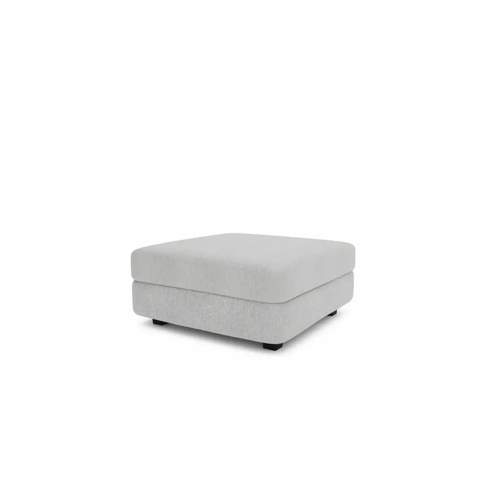 Sofas for hospitalities & contracts - Modular Sofa GRACIA - Large Pouf Module - Grey - CITY SOFA