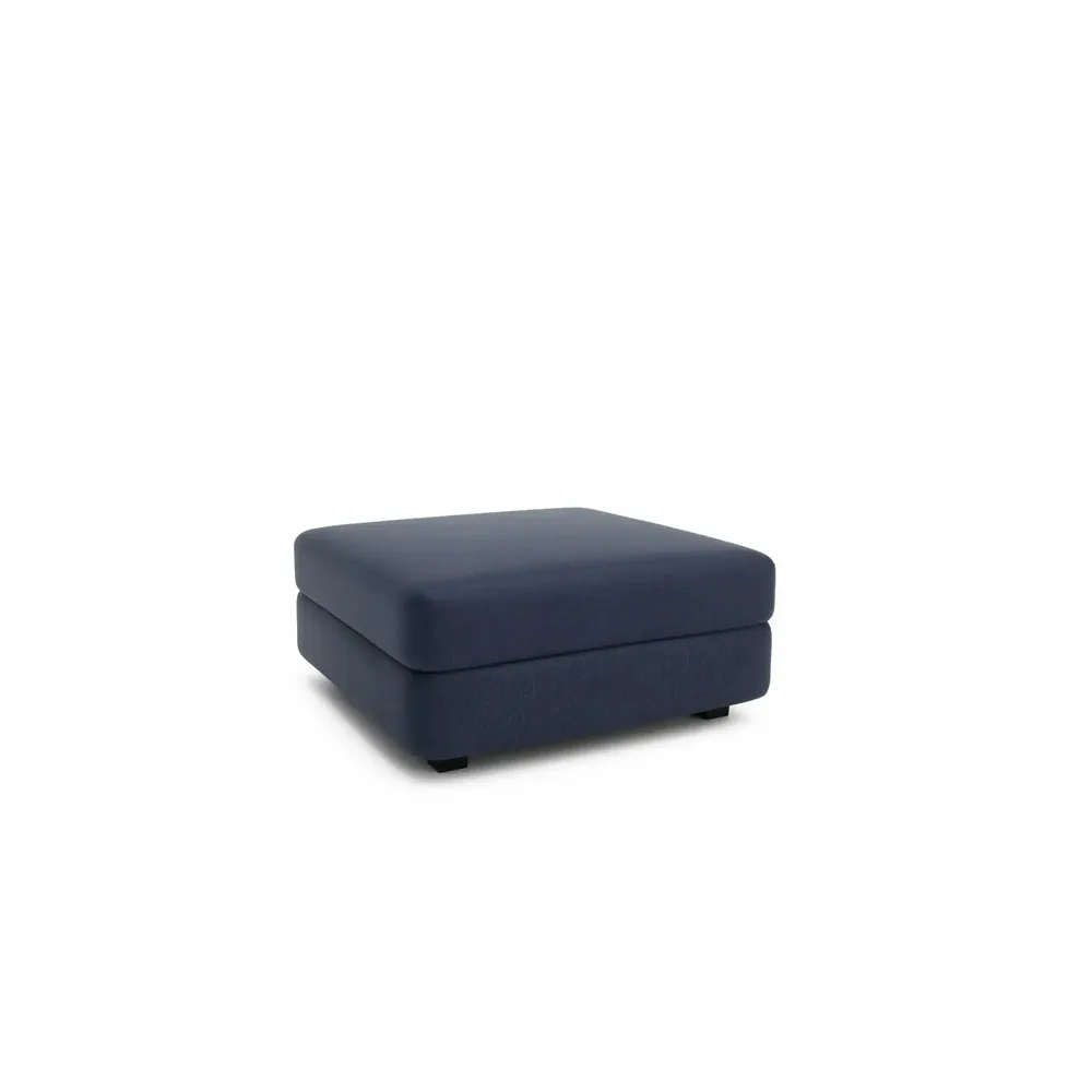 Sofas for hospitalities & contracts - Modular Sofa GRACIA - Large Pouf Module - Dark Blue - CITY SOFA
