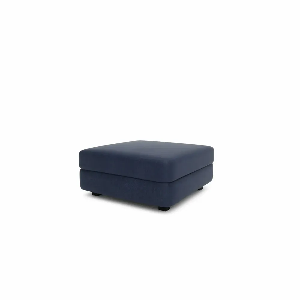 Sofas for hospitalities & contracts - Modular Sofa GRACIA - Large Pouf Module - Dark Blue - CITY SOFA