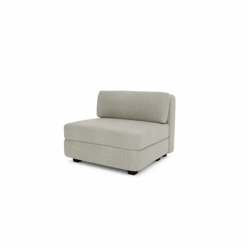 Sofas for hospitalities & contracts - Modular Sofa GRACIA - Large Single Module - Beige Grey - CITY SOFA