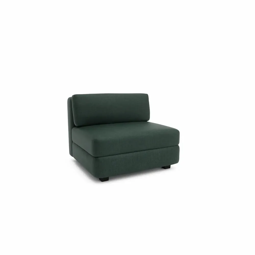 Sofas for hospitalities & contracts - Modular Sofa GRACIA - Large Single Module - Green - CITY SOFA