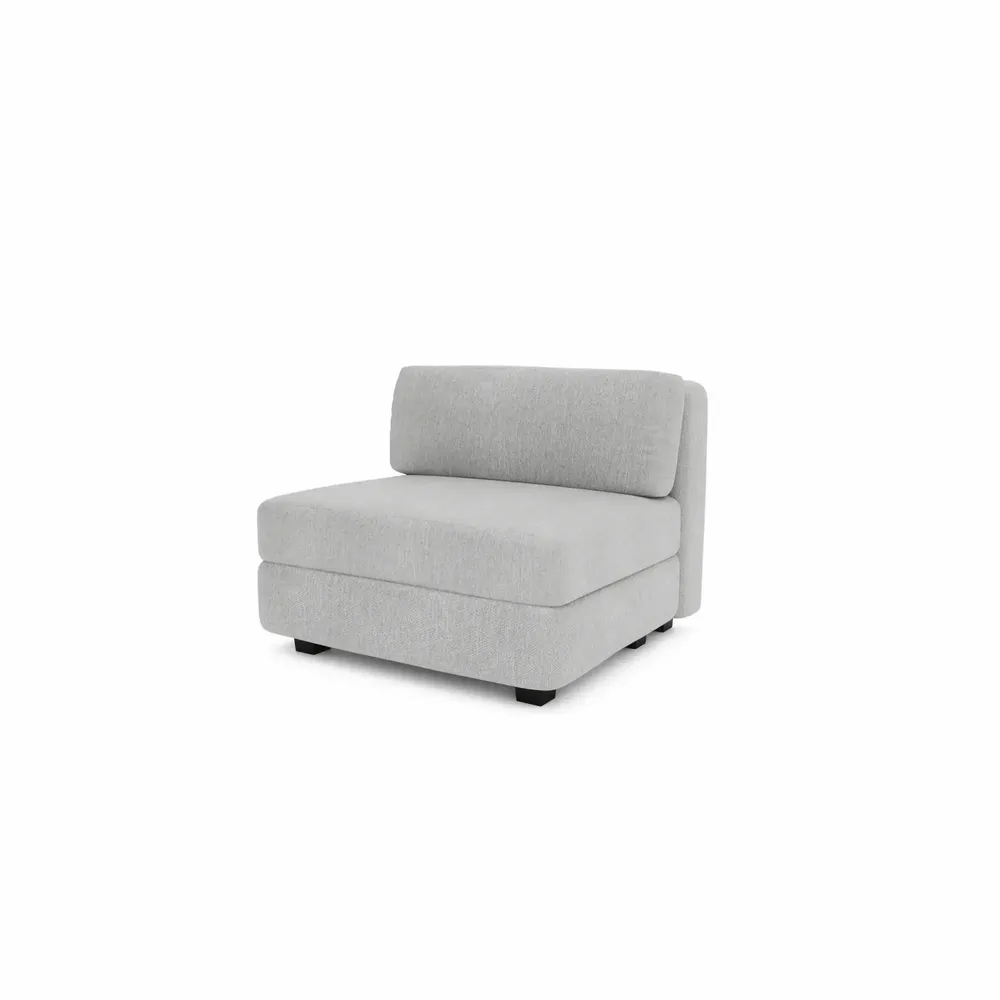Sofas for hospitalities & contracts - Modular Sofa GRACIA - Large Single Module - Grey - CITY SOFA