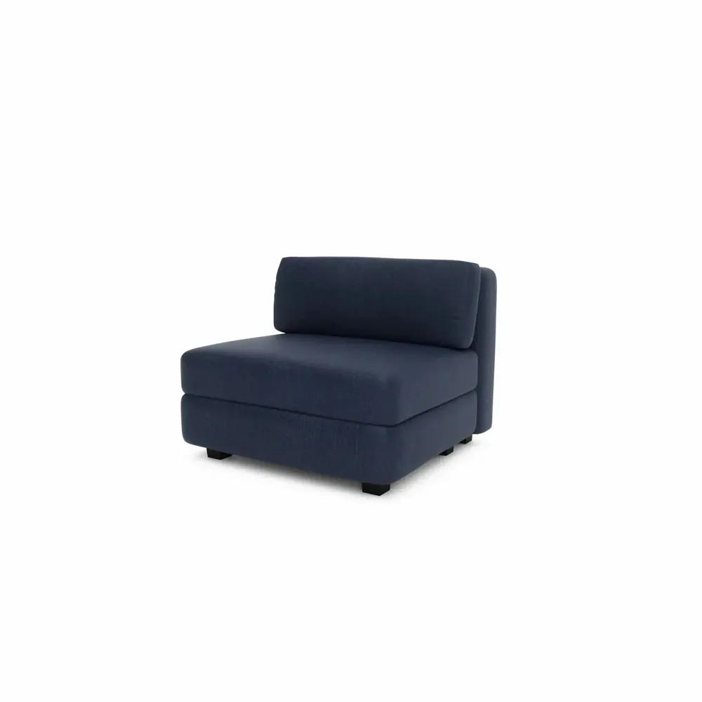Sofas for hospitalities & contracts - Modular Sofa GRACIA - Large Single Module - Dark Blue - CITY SOFA