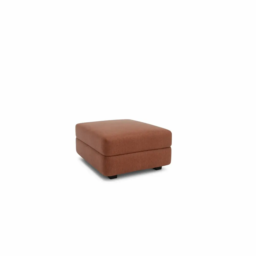 Sofas for hospitalities & contracts - Modular Sofa GRACIA - Pouf Module - Terracotta - CITY SOFA