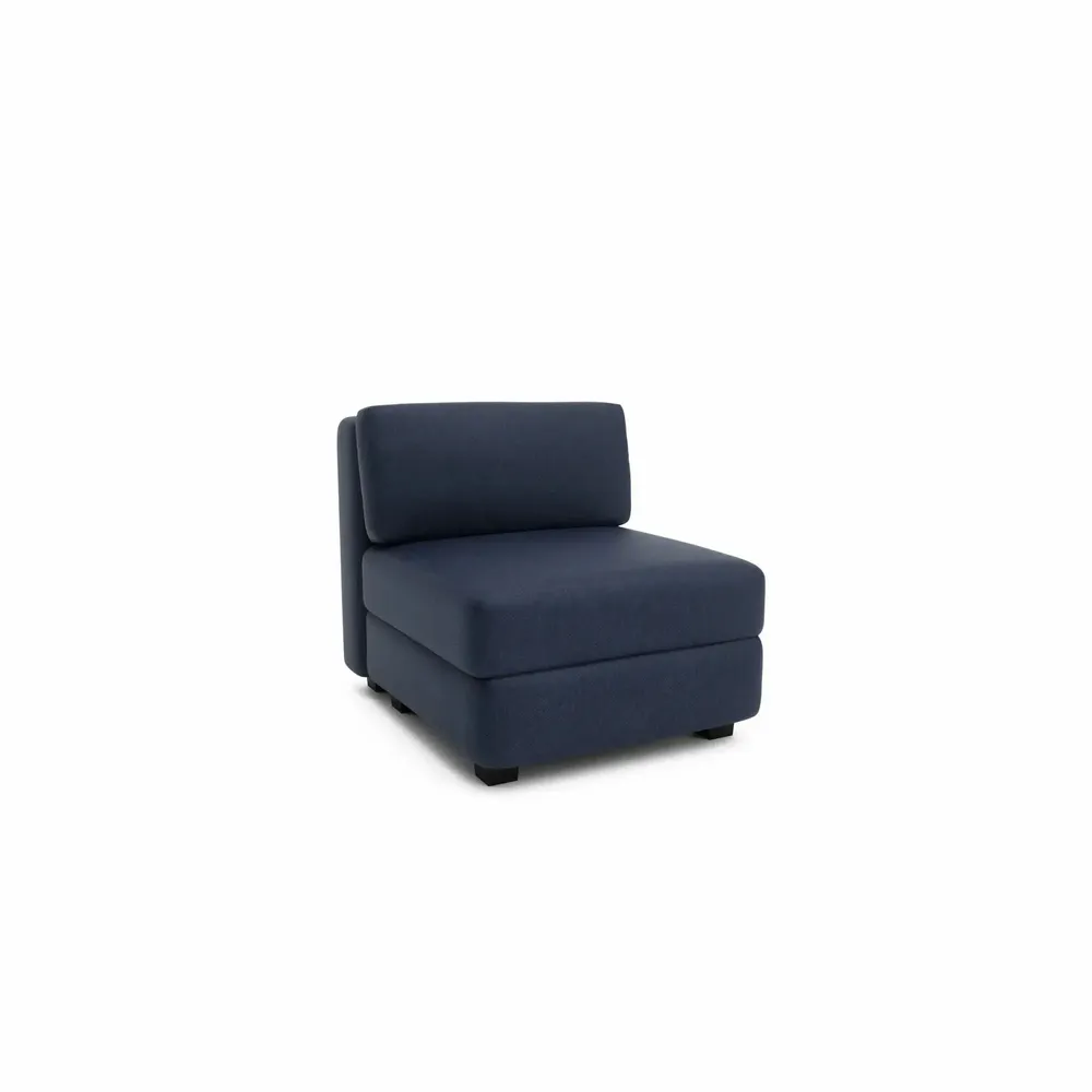 Sofas for hospitalities & contracts - Modular Sofa GRACIA - Single Module - Dark Blue - CITY SOFA