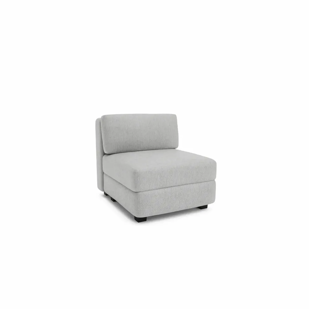 Sofas for hospitalities & contracts - Modular Sofa GRACIA - Single Module - Grey - CITY SOFA