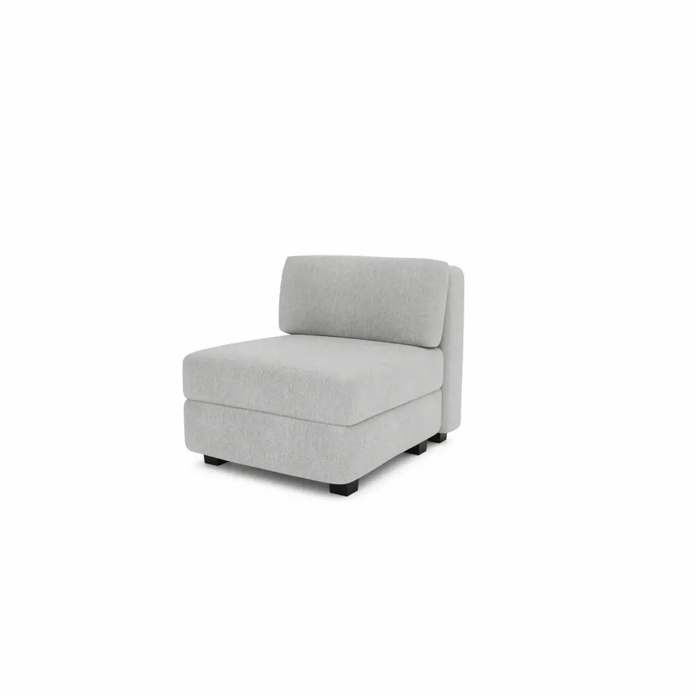 Sofas for hospitalities & contracts - Modular Sofa GRACIA - Single Module - Grey - CITY SOFA