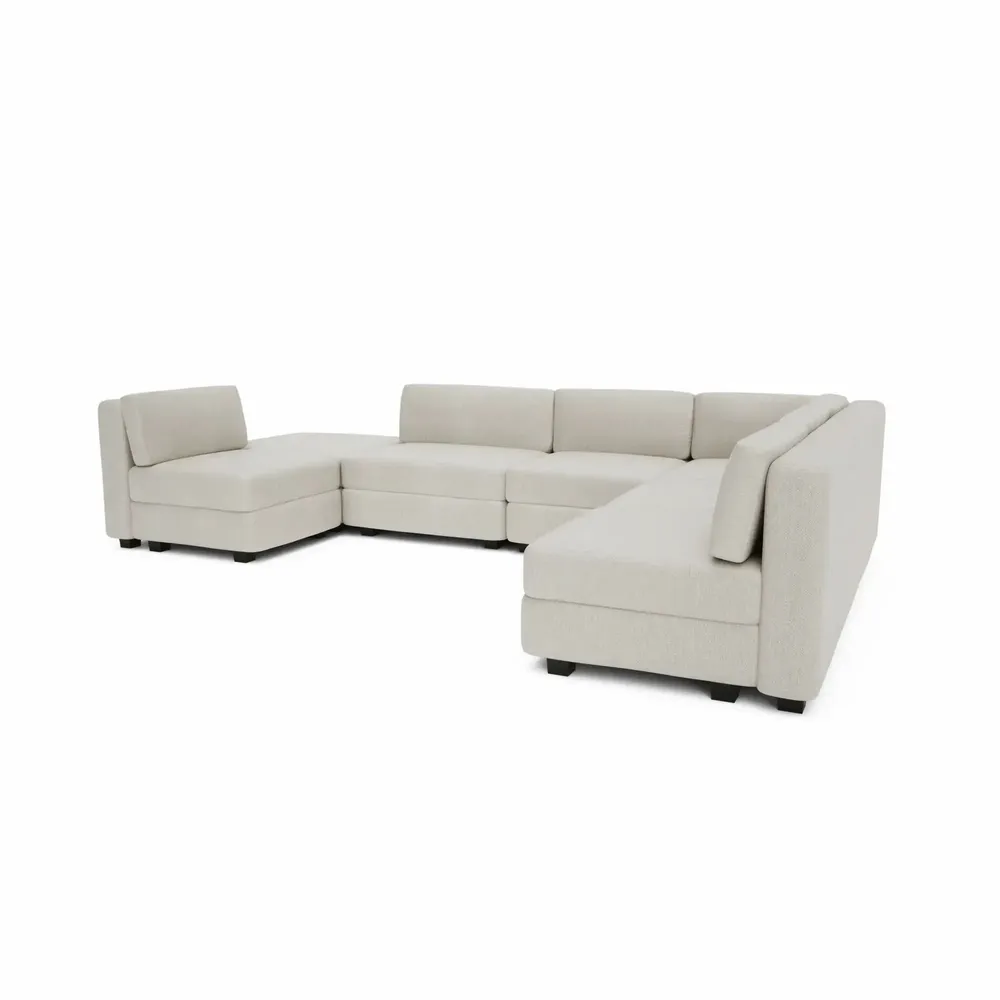 Sofas for hospitalities & contracts - Modular Sofa GRACIA - U-shaped 160 x 340 x 230 cm - Cream Beige - CITY SOFA