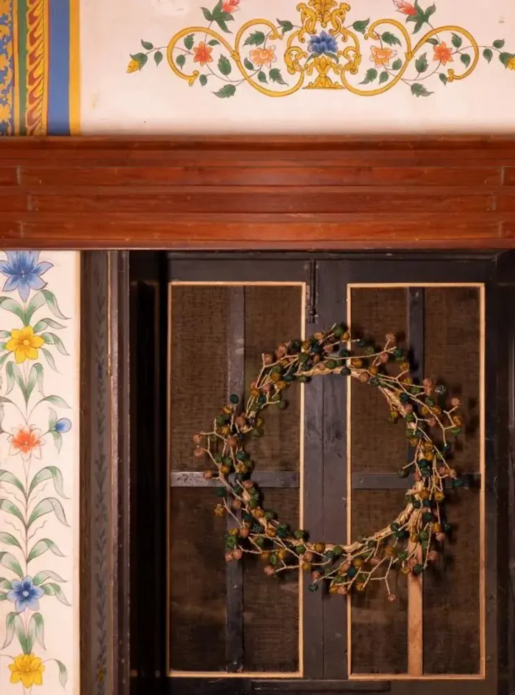 Other Christmas decorations - Kantha Wreath - MAISON MIEKO