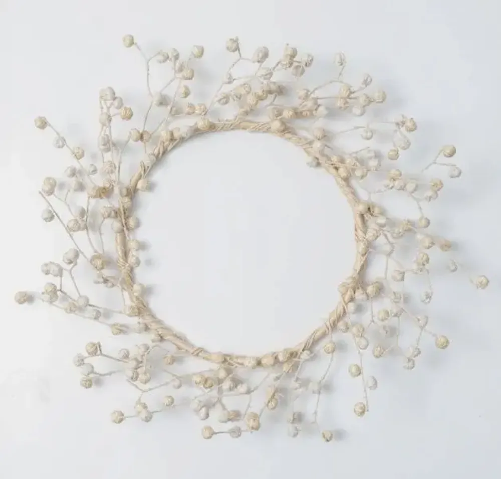 Other Christmas decorations - Kantha Wreath - MAISON MIEKO