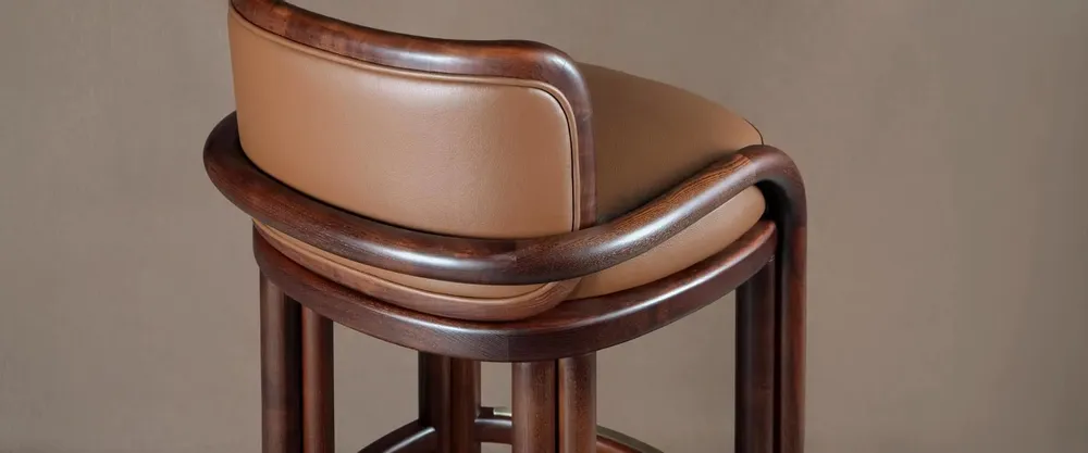 Chaises - James Bar Chair Handmade by Wood Tailors Club - WOOD TAILORS CLUB