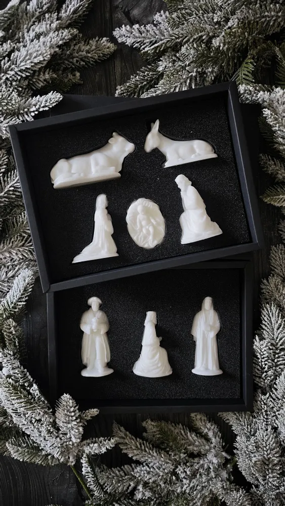 Objets de décoration - Coffrets "Crèches" & "Rois Mages" - CIERGERIE DES PREMONTRES