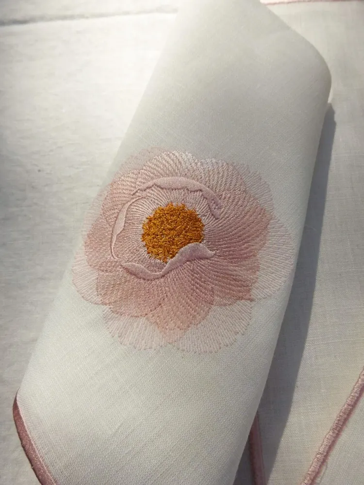 Linge de table textile - PIVOINE - serviette - ARTIPARIS
