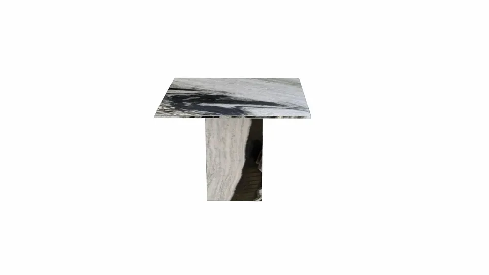 Tables pour hôtels - Tables à manger - 100X100X75 cm - Carrera - Marbre Panda - STONE VALLEY
