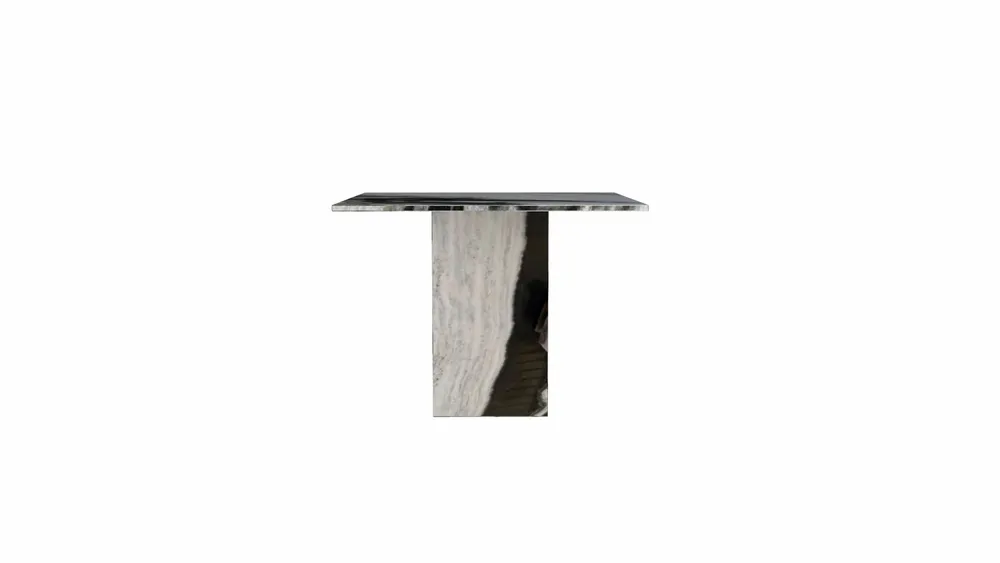 Tables pour hôtels - Tables à manger - 100X100X75 cm - Carrera - Marbre Panda - STONE VALLEY