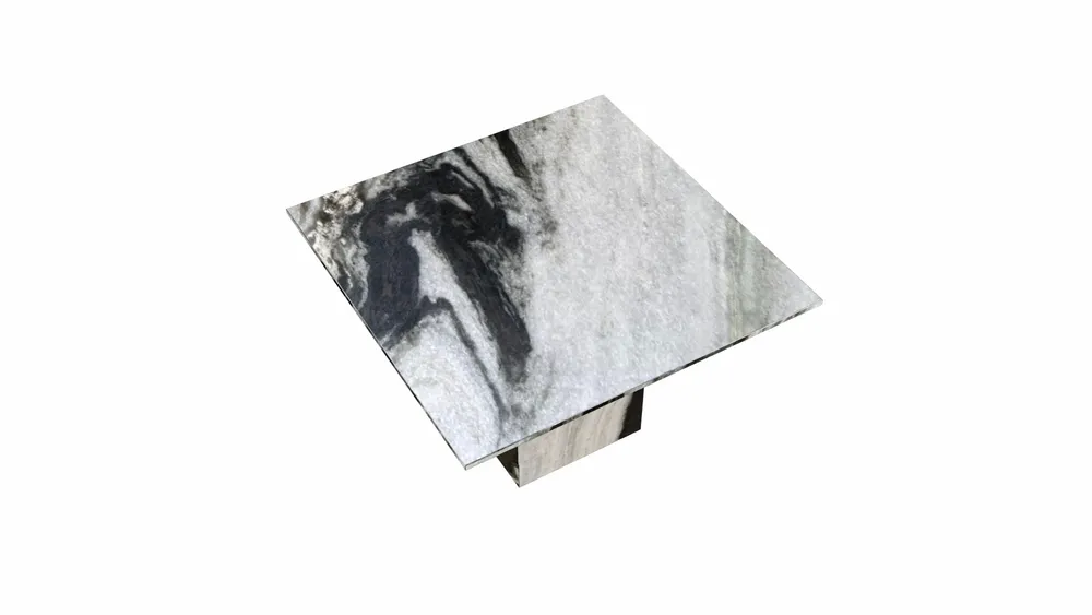 Lawn tables - Dining Tables -120X120X75 cm - Carrera - Marbre Panda - STONE VALLEY