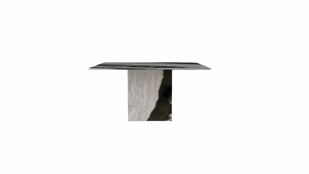 Tables de jardin - Table à manger - 150X150X75cm - Carrera - Marbre Panda - STONE VALLEY