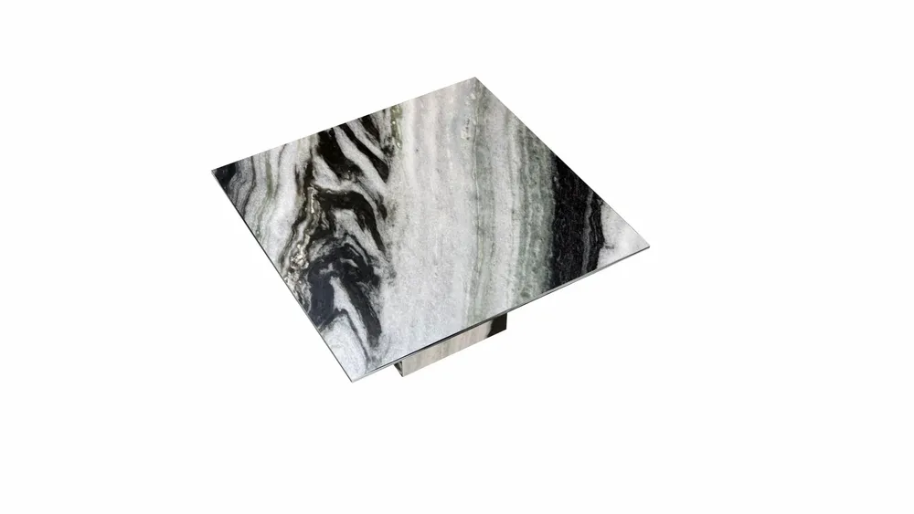 Tables de jardin - Table à manger - 150X150X75cm - Carrera - Marbre Panda - STONE VALLEY