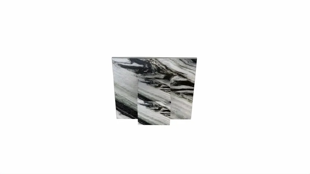 Tables de jardin - Table basse - 90X90X40cm - Carrera - Marbre Panda - STONE VALLEY