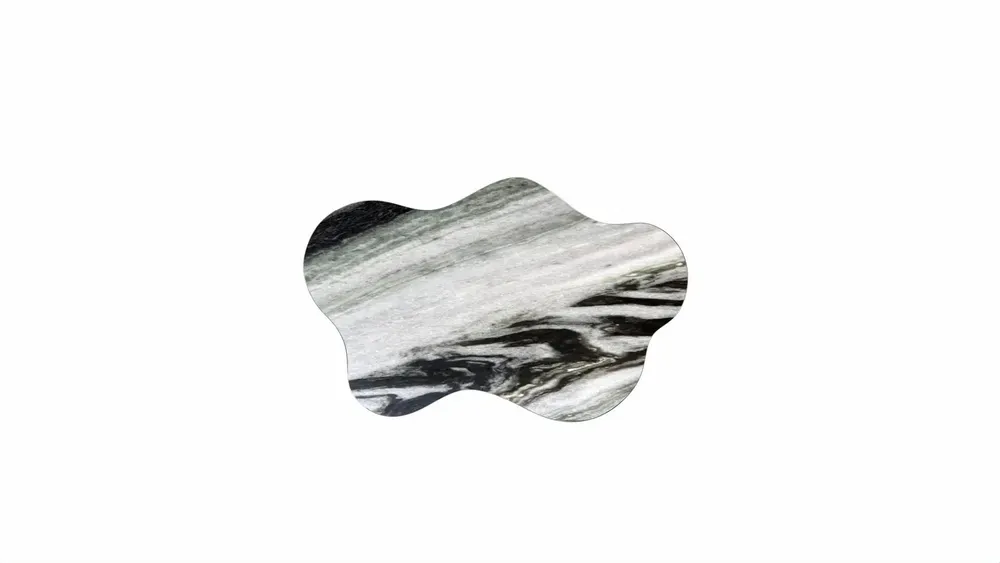 Tables de jardin - Tables basses - 110X70X40 cm - Nunoca - Marbre Panda - STONE VALLEY