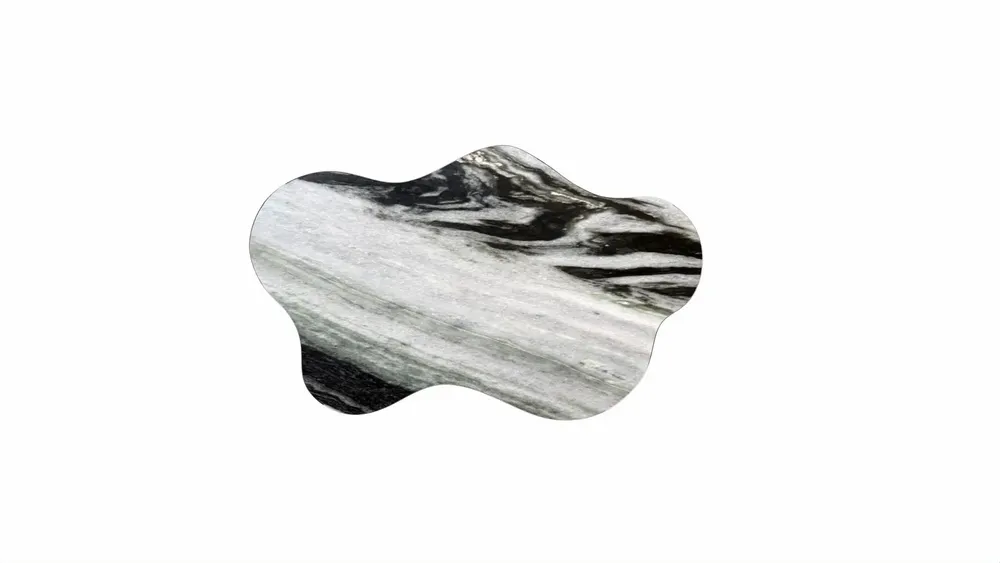 Lawn tables - Coffee tables -130X80X40 cm - Nunoca - Marbre Panda - STONE VALLEY