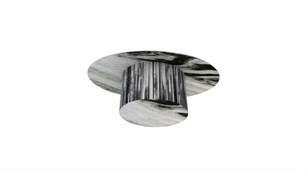 Tables de jardin - Tables à manger - 200X100X75 cm - Valleyra - Marbre Panda - STONE VALLEY