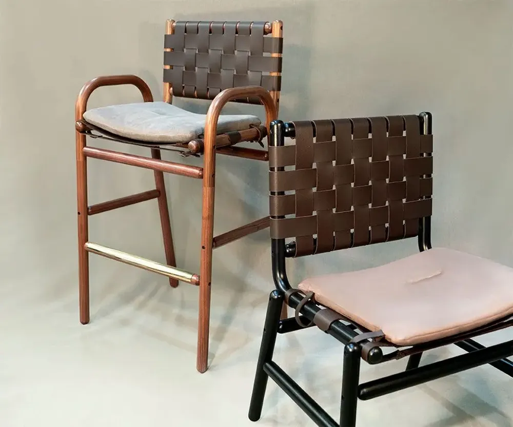 Chaises - Albany Bar Chair Handmade by Wood Tailors Club - WOOD TAILORS CLUB