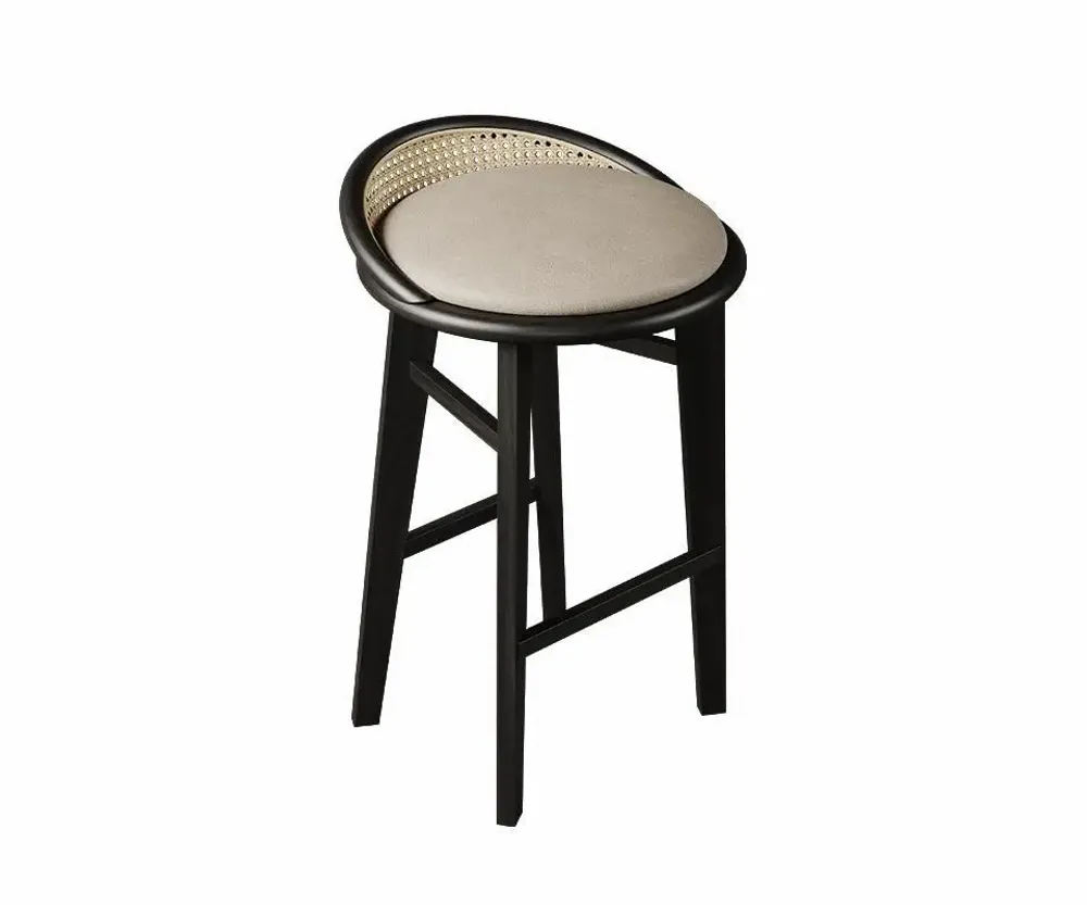 Tabourets - Brummell Bar Stool Handmade by Wood Tailors Club - WOOD TAILORS CLUB