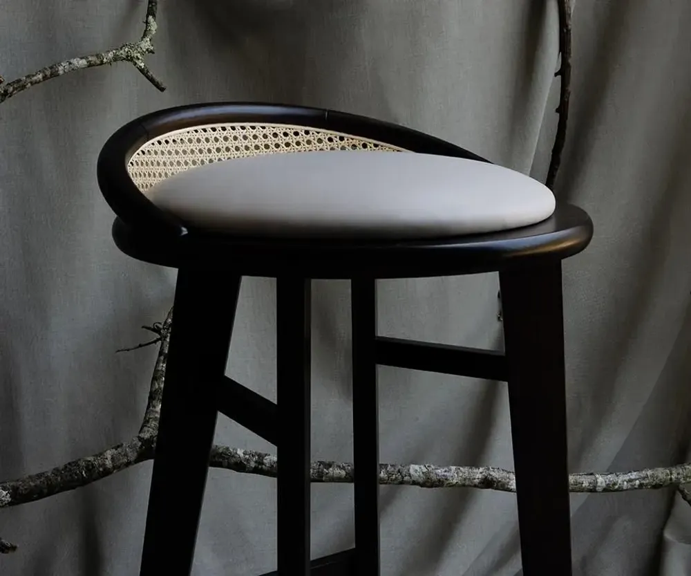 Tabourets - Brummell Bar Stool Handmade by Wood Tailors Club - WOOD TAILORS CLUB