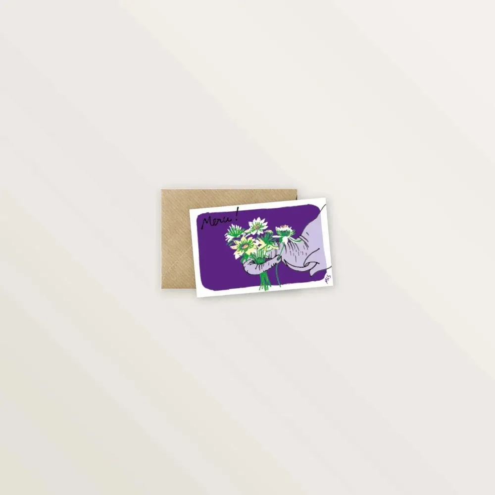 Carterie - 4 mini-cartes - Merci ! - TABLE À CARTES