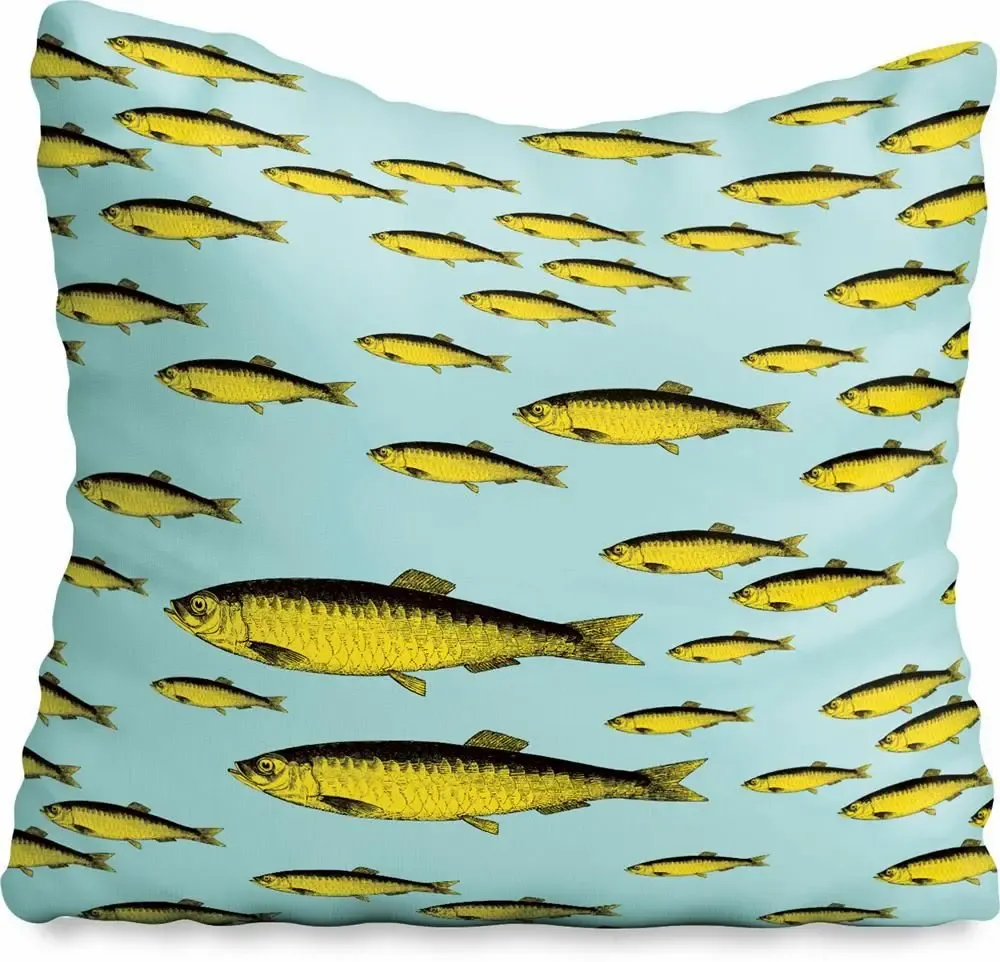 Coussins textile - Housse de coussin Sardine - ZOOH