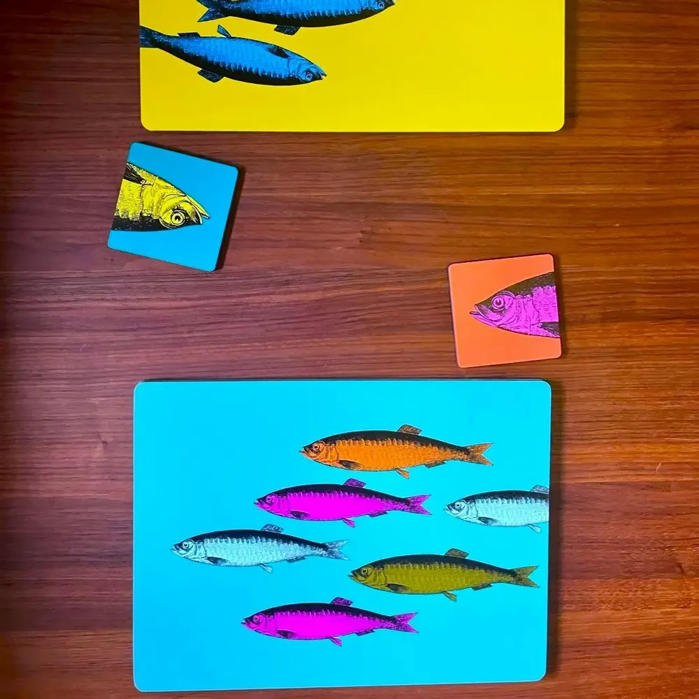 Dessous de plat - Sous-verre à sardines - ZOOH