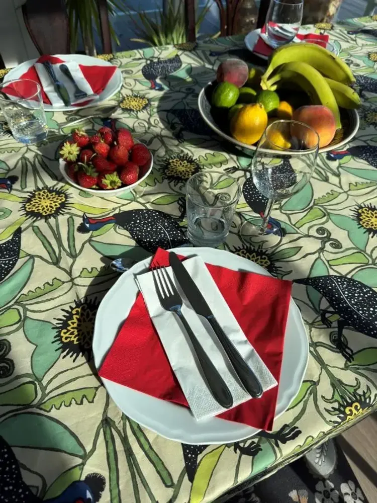 Nappes - Nappe en forme de pintade - ZOOH