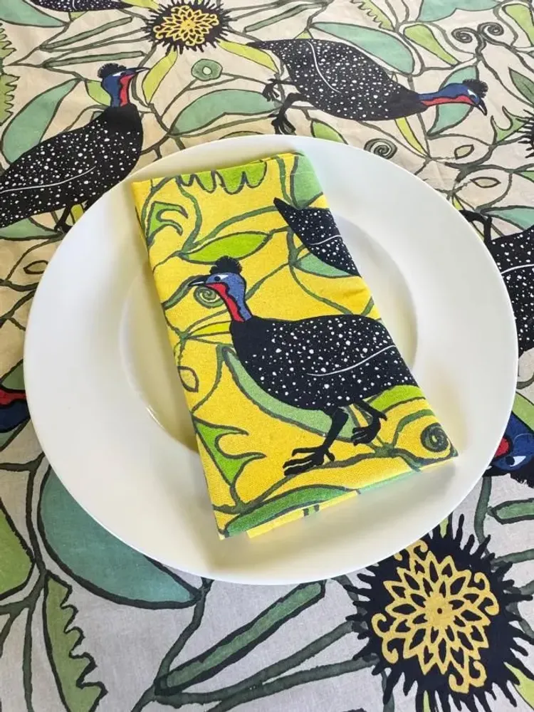 Serviettes - Serviette de table en forme de pintade - ZOOH
