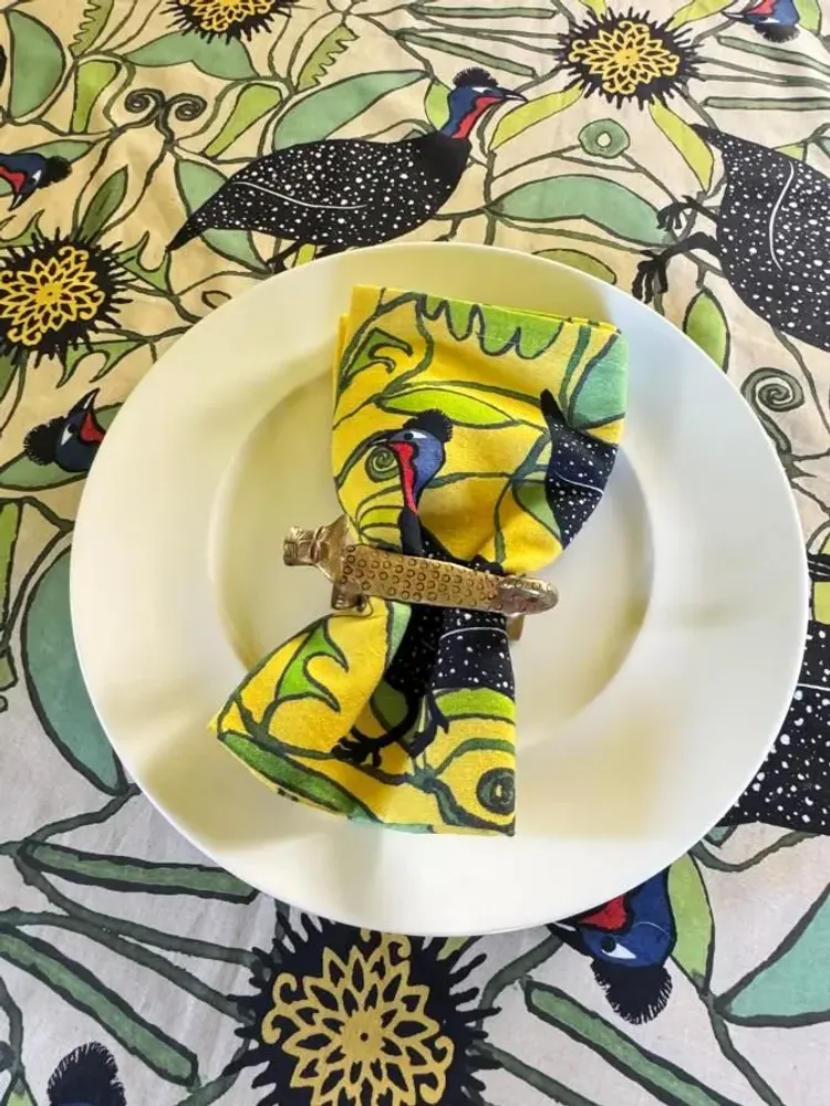 Serviettes - Serviette de table en forme de pintade - ZOOH